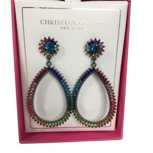 CHRISTIAN Siriano multi colored earrings